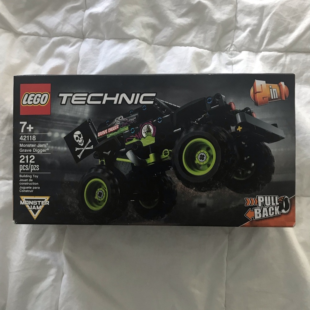Monster Jam Grave Digger Lego (42118) New in Box - Retired Product